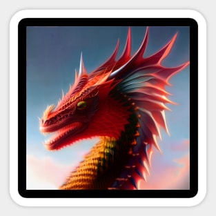 Crystal Dragons Series #17: Jagg Deviation Sticker